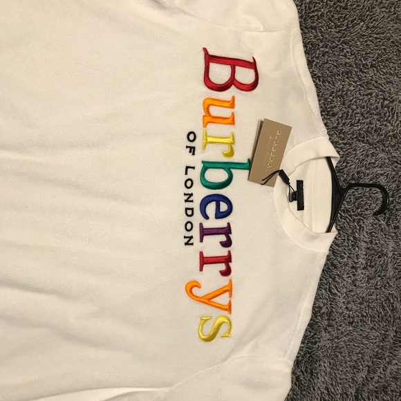 Burberry Embroidered Towelling sweatshirt - Picture 3 of 5